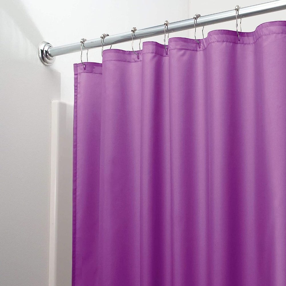 Purple Fabric Shower Curtain 72" x 72" NWOT